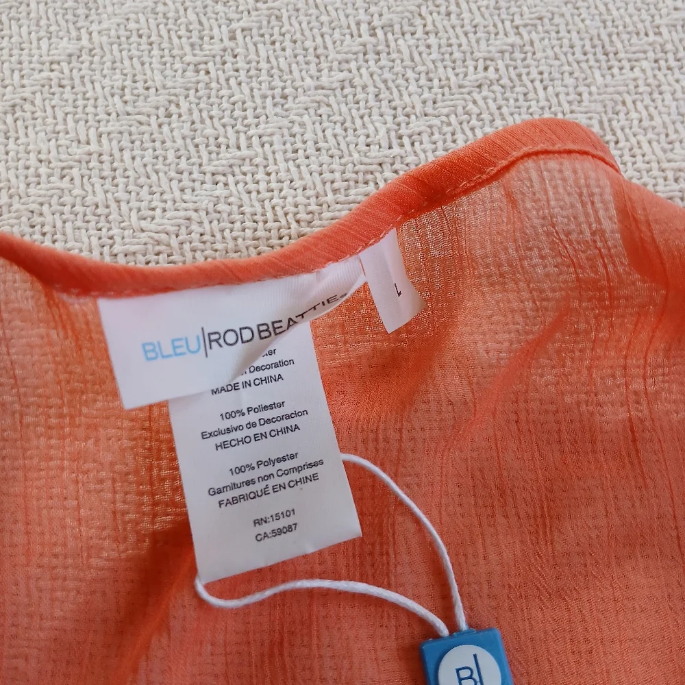 bleu rb ♡ pom pom swim coverup large beach resort tropical vacation cabana